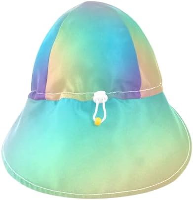 Pastel Rainbow Gradient Toddler Sun Hat