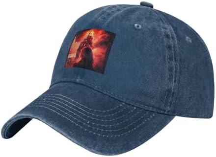 Adjustable Distressed Denim Novelty Hat