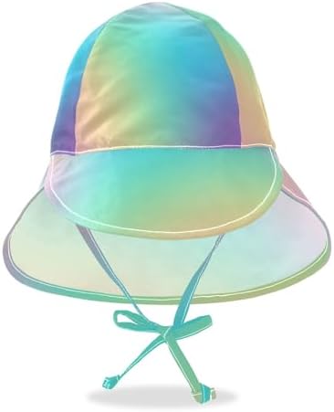 Pastel Rainbow Gradient Toddler Sun Hat