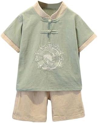 Generic Toddler Boys Chinese Tang New Year Clothing Outfit