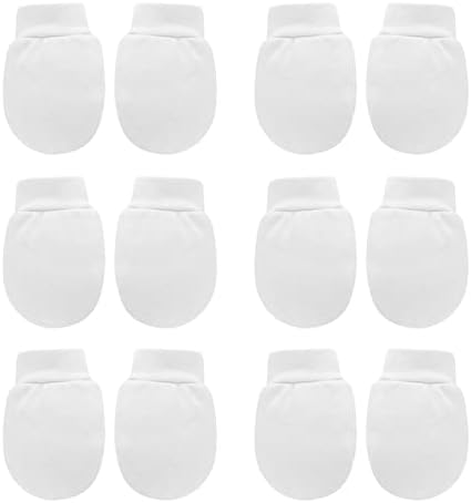 Perfect for Newborns Soft Cotton No Scratch Mitten for Babies
