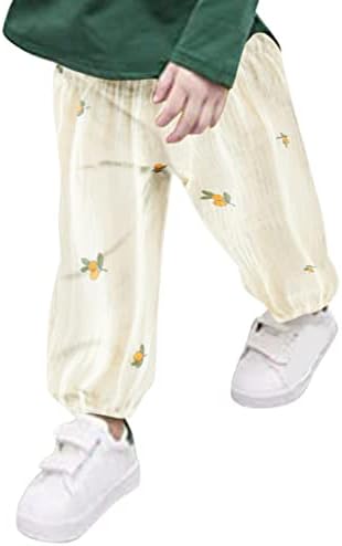 Toddler Linen Elastic Harem Pants for Boys and Girls 1