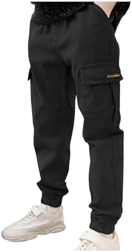 Elastic Cargo Pants for Kids