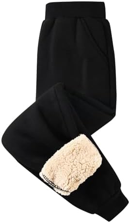 Thick Thermal Fleece Sweatpants for Kids Babies 1-3Y