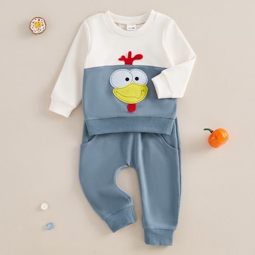 Amnnchya Toddler Thanksgiving outfits set