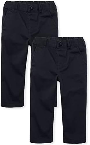 The Childrens Place Baby Boys 2-Pack Uniform Chino Pants
