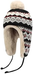 Marotow Toddler Boys Knit Kids Hat with Earflap