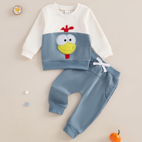 Amnnchya Toddler Thanksgiving outfits set