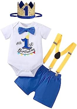 Amazing Baby Boy Dinosaur-themed First Birthday Outfit for Boys