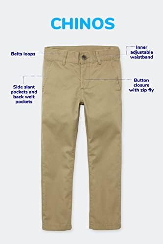 The Childrens Place Baby Boys 2-Pack Uniform Chino Pants