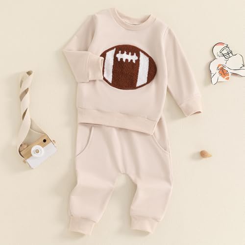 Muasaaluxi Toddler Boy Football Outfit Comfort Style