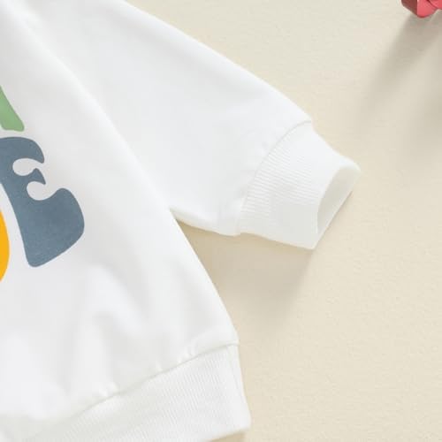 Kayotuas Happy 1st Birthday Toddler Set Cute Growth for Boys