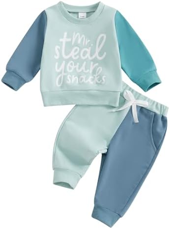 FOCUSNORM Toddler Boys Winter Outfit Set - Cozy Stylish