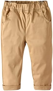 toddler boys cargo chino jogger pants QinCiao comfortable-fit durable stylish
