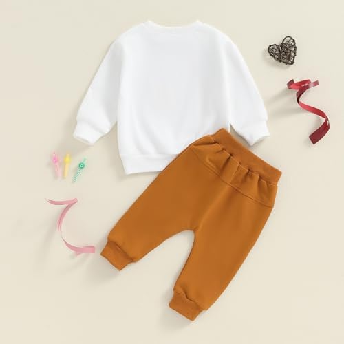 Kayotuas Happy 1st Birthday Toddler Set Cute Growth for Boys