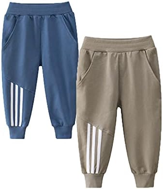 Sturdy Comfy toddler boys jogger sweatpants for play daily wear