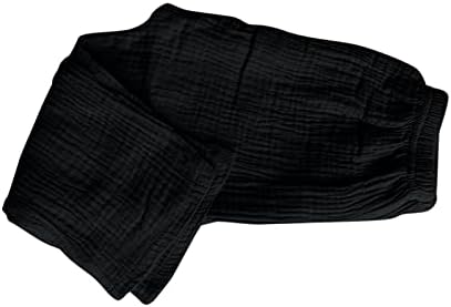 ZHEMO - extbfSkyler Black Solid Pleated Harem Pants for 6M-6T Boys