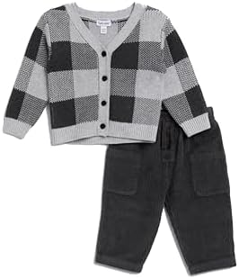 Perfect Baby Boys Plaid Cardigan Set by Splendid