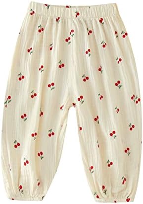 Toddler Boys Loveable Casual Fruity Floral Print Elastic Harem Pants