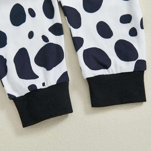 Chloefairy New to the Herd Baby Set Cozy Cuddly Cowprint Newborn Outfit