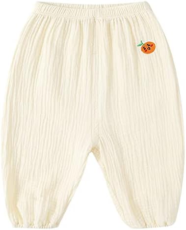Cotton Linen Bloomers for Boys Adjustable Waist Pockets Toddler
