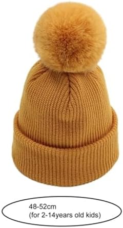 Newborn Winter Beanie for Infant with Pom-Pom