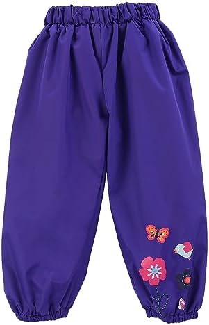 KC Muscular Waterproof Rain Pants for Kids