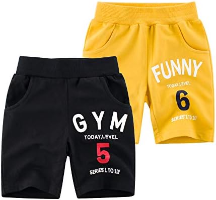 believerss summer 2 pack cotton shorts for boys and girls
