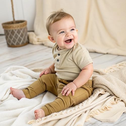 Adjustable Cotton Bottoms for Babies 3-Pack Soft and Comfortable