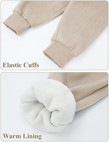 Comfortable Thermal Jogger Pants for Kids