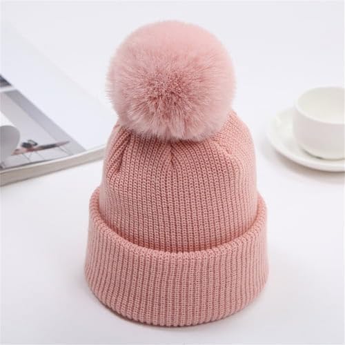 Newborn Winter Beanie for Infant with Pom-Pom