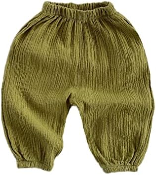 LNICEAR Toddler Basic Cotton Linen Comfy Comfort Pants