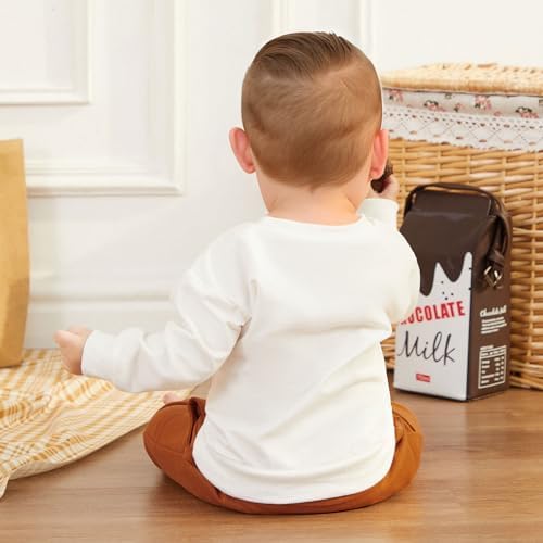 Murnouche Toddler Fall Winter Boys Crewneck Sweatshirt Joggers Set