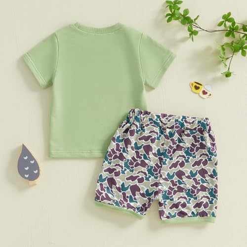 Duck Embroidered Outfit for Toddlers