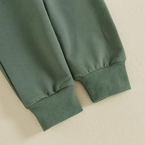 Cute Toddler Fall Outfit Crewneck Joggers