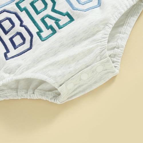 Perfectly Matchable Toddler Big Little Brother Outfits Set with Embroidery