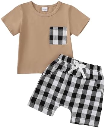 Toddler Boys Summer Short Set 2 Piece Casual Outfit