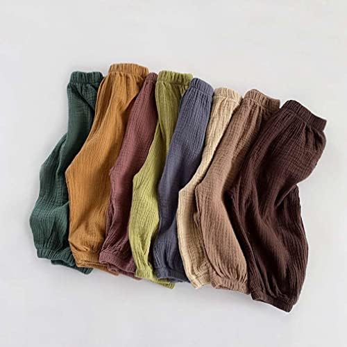 LNICEAR Toddler Basic Cotton Linen Comfy Comfort Pants