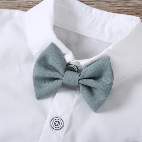 SANGTREE Boys Seasonal Two-Piece Set with suspenders for growing Little Boys