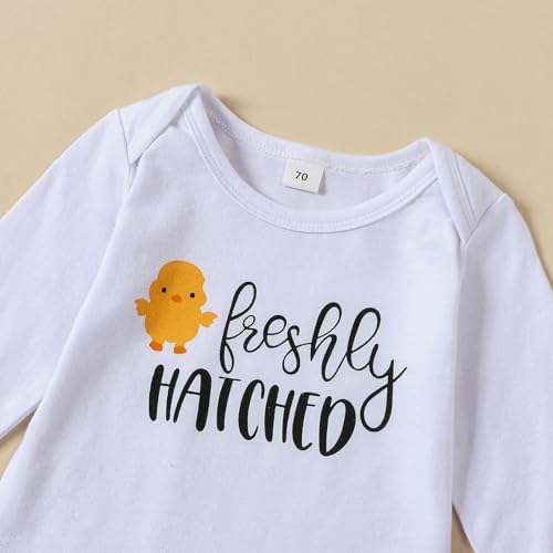 Infant Boy Farm Letter Bodysuit Set with Hat 0-18 Months