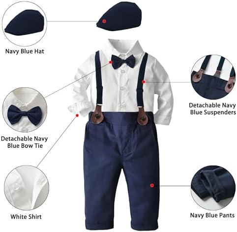 SANGTREE Boys clothing set with bow tie