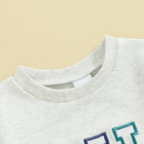 Perfectly Matchable Toddler Big Little Brother Outfits Set with Embroidery