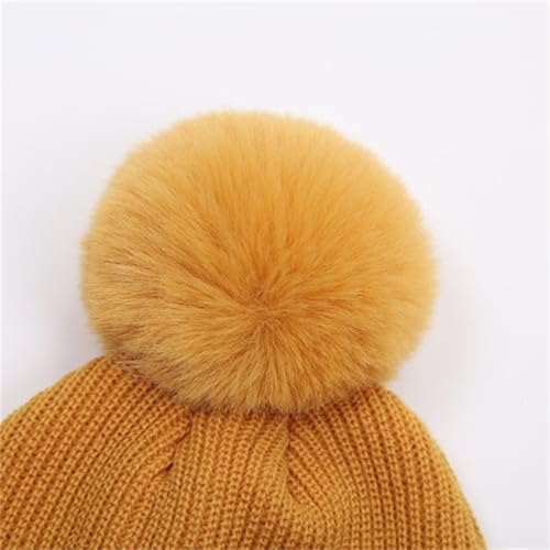 Newborn Winter Beanie for Infant with Pom-Pom
