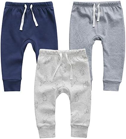 Owlivia Organic Baby Pant Jogger for Infants Boys Girls