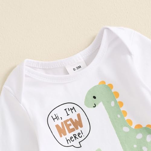 cloefairy dinosaur baby set - looser fit baby boys newborn beyond