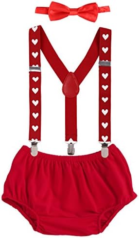 ODASDO Baby Boy Cake Smash Outfit 3pcs Set 1