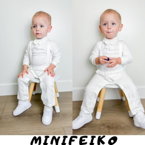 MINIFEIKO Baby Boy Gentleman Outfit - Smart Cute and Comfortable