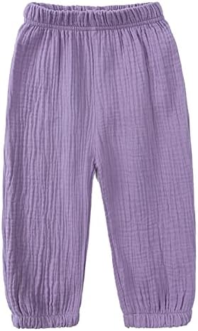 Cotton Linen Pants for Toddlers _plain_