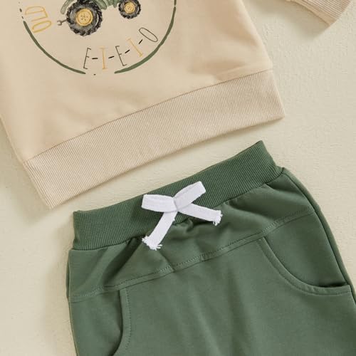 Cute Toddler Fall Outfit Crewneck Joggers