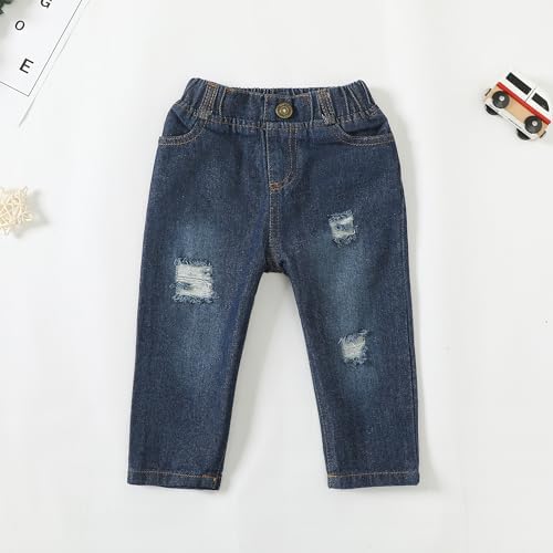 NZRVAWS Baby Boys Ripped Jeans Sets Toddler Clothing